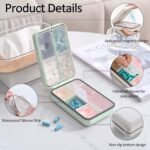 Large Pill Organizer Travel Pill Organizer Large Portable Medication Oversize,8 Compartment Pill Box for Vitamin, Medicine, Fish Oil/Supplements - Image 5