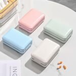 Large Pill Organizer Travel Pill Organizer Large Portable Medication Oversize,8 Compartment Pill Box for Vitamin, Medicine, Fish Oil/Supplements - Image 7