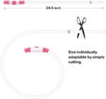 Led Dog Collar, BSEEN USB Rechargeable Flash Dog Necklace Light, Pet Safety Collar Makes Your Beloved Dogs Be Seen at Night for Small Medium Large Dogs(Pink) - Image 6