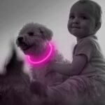 Led Dog Collar, BSEEN USB Rechargeable Flash Dog Necklace Light, Pet Safety Collar Makes Your Beloved Dogs Be Seen at Night for Small Medium Large Dogs(Pink) - Image 9