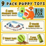 Zeaxuie 9 Pack Luxury Puppy Toys for Teething Small Dogs, Puppy Chew Toys with Cute Squeaky Dog Toys, Ball and More Rope Dog Chew Toys - Image 3