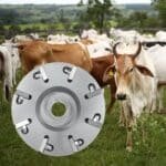 8 Blades Livestock Hoof Trimming Grinding Wheel Sheep Cattles Horses Cow Trimming Plate Wood Carving Disc Aluminum Alloy Electric Angle Grinder Attachments Tool - Image 4