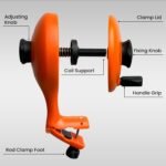 Fishing Line Winder, Reel Spooler with Unwinding System, Spool Holder with Handhold & Clamps, Anti-Twist Spooling Station, Adjustable Versatile Accessories for Baitcasting and Spinning Reel - Image 3