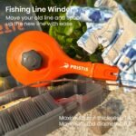Fishing Line Winder, Reel Spooler with Unwinding System, Spool Holder with Handhold & Clamps, Anti-Twist Spooling Station, Adjustable Versatile Accessories for Baitcasting and Spinning Reel - Image 6