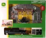 John Deere Weathered Barn Farm Playset - 1:32 Scale - Includes Barn, Pick Up Truck Toy, Horse Trailer, Horse Toys, and More - John Deere Farm Toys - 13 Count - Ages 3 Years and Up - Image 6
