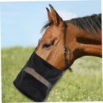 Horse Feed Bag Nylon Mesh Grain Horse Feeding Bag with Adjustable Strap Waterproof Horse Supplies M Horse Feeding Bag - Image 4