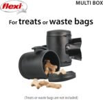 FLEXI Multi Box – Add on Retractable Leashes, Poop Bag Dispenser, Dog Treat Holder for Training, Multipurpose Box, Black - Image 8
