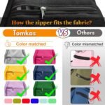 Tomkas Small Dog Sling Carrier - Adjustable Strap & Zip Pocket - Suitable for Puppies (Black) - Image 6