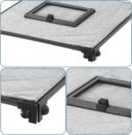 Fish Tank Lid Magnetic Fish Tank Lid Aquarium Net Cover with Feeding Window 5-50 Gallon Aquarium Lid Anti-Jumping Net for Fish DIY Magnetic Fish Tank Cover Aquarium Cover(16 x 12 Inch) - Image 5