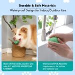 Dog Balls,The 3rd Generation Interactive Toys for Puppy/Small/Medium/Large Dogs,Improved Dog Rolling Effect Tennis Ball with Strap, Tough Motion Activated Automatic Moving Dog Toys (Green) - Image 5