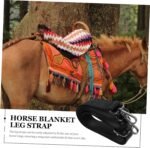 4 Pcs Adjustable Elastic Leg Straps for Horse Blankets Replacement Straps Designed for Comfort and Quick Release for Securing Blankets Horses - Image 6