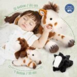 MaoGoLan 4 Pcs Horse Plush Stuffed Animal, Large Stuffed Mommy Horse with Babies Pony Toys Plushies,Horse Stuffed Animal Bulk for Kids,Christmas Birthday Gift 21 inches - Image 5