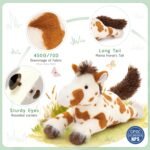 MaoGoLan 4 Pcs Horse Plush Stuffed Animal, Large Stuffed Mommy Horse with Babies Pony Toys Plushies,Horse Stuffed Animal Bulk for Kids,Christmas Birthday Gift 21 inches - Image 7