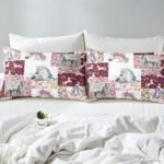 Feelyou Horse Bedding Set King Size Kids, Flral Flower Comforter Cover Set Boys Girls, Horseshoe Western Duvet Cover, Bedspread Cover Room Decor Quilt Cover,No Stuffing - Image 5