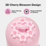 VETRESKA Dog Poop Bag Dispenser with Cherry Blossom Scented Poop Bags, Leak Proof and Extra Thick Pet Waste Bags, 1 Poop Bag Holder and 105 Bags for Dog Walking and Cats Litter, Pink - Image 6