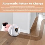 Cat Camera, Indoor Cat Camera with Phone APP, 2-Way Audio Move Freely WiFi Wireless Pet Camera Robot for Dogs and Cats, Auto-Recharging, Privacy Protection - Image 6