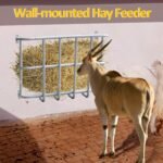 Hay Feeder Goat, 24 Gallon Multiple Sided Wall Mount Hay Rack, Heavy Duty Hay Feeder for Livestock Horse Goat Sheep Donkey Indoor Outdoor Uses 2 PCS - Image 6