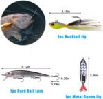 Surf Fishing Tackle Kit Ocean Saltwater Fishing Lures Surf Fishing Gear Fish Finder Rigs Pompano Rig Pyramid Sinker Weight Fishing Hooks Swivels Various Accessories - Image 4