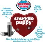 Original Snuggle Puppy Heartbeat Stuffed Toy for Dogs. Pet Anxiety Relief and Calming Aid, Comfort Toy for Behavioral Training in Biscuit - Image 5
