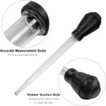 Coral Feeder SPS HPS Feeder with Extension Tube, Aquarium Long Syringe Dropper Pipette Turkey Baster for Marine Fish Feeding (Black/Extendable) - Image 4