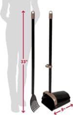 Arm & Hammer Pooper Scooper Swivel Bin & Rake Dog Poop Scooper, Black (2 Scented Waste Bags Included) - Image 3