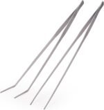 2 Pcs Heavy Duty Reptile Feeding Tongs, Aquarium Tweezers 18 Inch, Straight and Curved Extra Long Tweezers, Reptile Tongs, Aquarium Tongs, Aquarium Tweezers Extra Long - Image 10