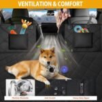 Back Seat Extender for Dogs-Large Space, Dog Car Seat Cover Hard Bottom Holds 400lbs, Sturdy Backseat Extender for Dogs, Waterproof Dog Hammock for Car Dog Car Bed for Car, SUV, Truck - Image 7