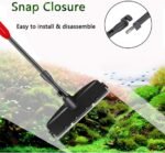 capetsma 6-in-1 Aquarium Cleaning kit, Fish Tank Cleaner Set, Including Algae Scraper, Sponge Pad, Fish Net, Gravel Rake and Cleaning Brush, can Reach 32” Depth with The Telescopic Handle - Image 6