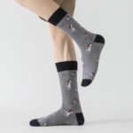 5 Pairs Cute Animal Crew Socks Fun Casual Cotton Calf Socks for Women - Image 7