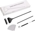 Luxiv Stainless Steel Algae Scraper Black, Aquarium Glass Cleaner Tools 25.6 Inches Fish Tank Scraper Cleaner Handheld Scraper for Aquarium Tank - Image 8