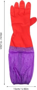 Angoily Aquarium Pair Vaccuum Cleaners Stonebreaker Fine Gravel for Aquarium Cleaner Fish Live Elbow Length Aquarium Water Change Brine - Image 4