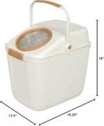 Harry Barker Lightweight Plastic Pet Food and Bird Seed Storage - 25 lb. - Image 8
