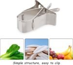 6 Pcs Bird Food Holder Parrot Cage Seed Feeder Stainless Steel Vegetable Fruit Clip for Bird Cockatiel Parrot Hamster - Image 3