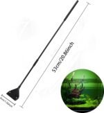Algae Scraper for Glass Aquariums, Fish Tank Cleaner, Fish Tank Accessories Aquarium Algae Scrapers with 5 Stainless Steel Blades One hexagonal screwdriver, black点击并应用 - Image 3