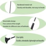 Algae Scraper for Glass Aquariums, Fish Tank Cleaner, Fish Tank Accessories Aquarium Algae Scrapers with 5 Stainless Steel Blades One hexagonal screwdriver, black点击并应用 - Image 4