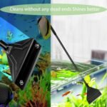 Algae Scraper for Glass Aquariums, Fish Tank Cleaner, Fish Tank Accessories Aquarium Algae Scrapers with 5 Stainless Steel Blades One hexagonal screwdriver, black点击并应用 - Image 5