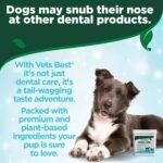 Vet's Best Dental Care Finger Wipes - Reduces Plaque & Tartar Build Up - Freshens Breath - Teeth Cleaning Finger Wipes for Dogs & Cats - 50 Count - Image 6