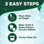 Vet's Best Dental Care Finger Wipes - Reduces Plaque & Tartar Build Up - Freshens Breath - Teeth Cleaning Finger Wipes for Dogs & Cats - 50 Count - Image 8