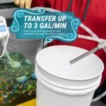 TERA PUMP - Aquarium Gravel Cleaner - Electric Automatic Removable Vacuum Fish Tank Water Changer Sand Washer Algae Cleaner Filter & 10 ft Hose Up to 12 Liters per Min - Image 7