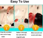 Magnetic Spot Scrubber, Magnetic Precision Scrubber, Aquarium Glass Cleaner, Magnet Cleaning Brush,Strong Magnetic Scratch-Free No-Slip for Fish Tank Vases Decanter - Image 6