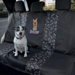 BDK Scooby Doo Waterproof Dog Car Seat Cover for Back Seat – Heavy Duty Black Oxford Automotive Rear Bench Seat Cover for Dogs, Interior Covers for Auto Truck Van SUV - Image 3