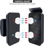 Fish Tank Magnetic Glass Cleaner, Aquarium Glass Cleaner, Aquarium Magnet Cleaner with Detachable Scraper, Aquarium Glass Cleaner Magnet [Floating - Scratch Free - Non Slip] - S - Image 6