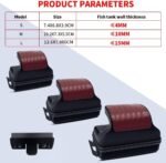 Fish Tank Magnetic Glass Cleaner, Aquarium Glass Cleaner, Aquarium Magnet Cleaner with Detachable Scraper, Aquarium Glass Cleaner Magnet [Floating - Scratch Free - Non Slip] - S - Image 7