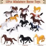 Western Cowboy Party Favors Rodeo Birthday Supplies for Kids Miniature Horse Toys Straw Silicone Bracelet Keychain Sticker Filler Goodie Bag Stuffers, Cowboy Western Party Favors Supplies - Image 3