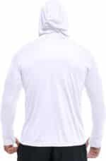 GKVK Men's Rash Guard Hoodie Shirts SPF UPF 50+ UV Sun Protection Long Sleeve Swim Shirt Lightweight Quick Dry Athletic - Image 7
