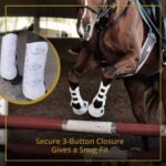 Kavallerie Horse Tendon Boots Pro-K 3D Air-Mesh Horse Boots, Showjumping, Horse Jumping Boots, Lightweight with Breathable Soft Padding for Less Sweat and Rubs - Image 5