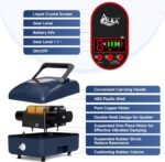 AQQA Aquarium Air Pump,AC/DC Battery Air Pump for Pond Fish Tank,9 Gear Adjustable Air Volume,IPX6 Waterproof Rechargeable Bubbler Aerator for Outdoor Fishing Breed Aquatics (20W) - Image 4