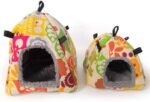 Bird Nest House Hanging Hammock Bed Toy for Small Medium Pet Parrot Parakeet Cockatiel Conure Cockatoo Amazon Lovebird Budgie Finch Canary Hamster Rat Gerbils Chinchilla Cage Stand Perch - Image 5