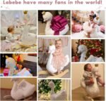 labebe - Plush Rocking Horse Wooden, Baby Riding Animal White Swan, Kid Ride On Toy for 1-3 Year Old, Girl&Boy Stuffed Rocking Animal Outdoor, Nursery/Infant/Child Christmas or Birthday Gift - Image 4