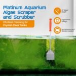 Flipper Platinum Aquarium Algae Scraper (12", Nano) - Aquarium Glass Cleaner Tool with Serrated Blade - Algae Remover for Fish Tank Scraper for Glass Aquariums and Acrylic Tanks - Image 3